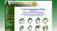 Desktop Screenshot of custom-engagement-rings.com